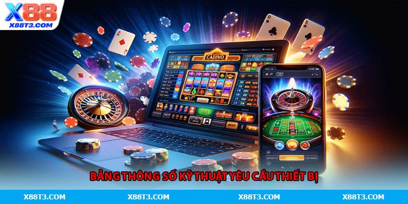 Bảng thông số kỹ thuật yêu cầu thiết bị