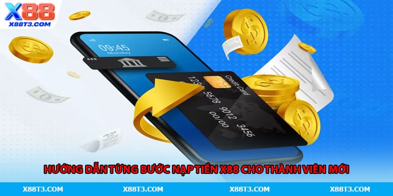 Hướng dẫn từng bước nạp tiền X88 cho thành viên mới
